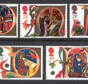 England – M 1367-1371 Jul 1991 – Bokmåleri, 5 kpl **