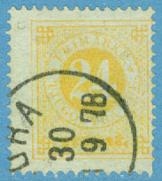 F   34 Ringtyp 24 öre t. 13, stpl 30.9.78