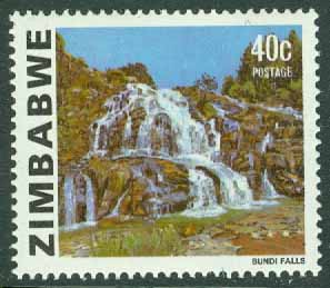 Zimbabwe – M  271 Vattenfall, Bundi-fallen, 1 kpl **