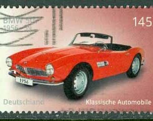 Tyskland – M 3147 Klassiska tyska bilar, BMW 507, 145 C stpl