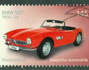 Tyskland – M 3147 Klassiska tyska bilar, BMW 507, 145 C stpl