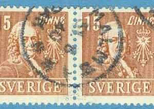 F  321BB Linné 15 öre,  MALMÖ 31.8.40, ktt