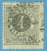 F   42 Ringtyp posthorn, 4 öre