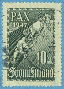 Finland – F  337 Fredsmärket – Pax, 1 kpl stpl