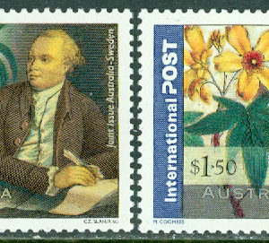Australien – M 2074-2075 Daniel Solander, svensk botaniker, 2 kpl **