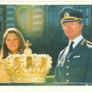 HM Konung Carl XVI Gustaf och Kronprinsessan Victoria, obeg