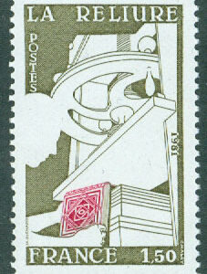 Frankrike – M 2256 Konsthantverk – Bokbinderi, 1 kpl **