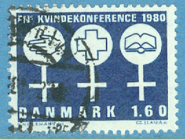 Danmark – F  726 FN`s kvinnokonferens, 1 kpl stpl