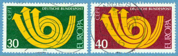 Tyskland - M  768-769 Europa CEPT 1973, 2 kpl stpl