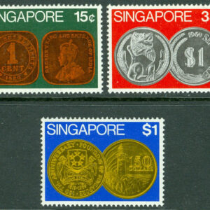 Singapore – M  153-155 Mynt, 3 kpl **