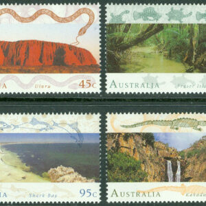 Australien – M 1335-1338 I Naturskyddsområden, 4 kpl **