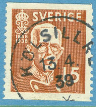 F  267A God stämpel KÖLSILLRE 13.4.39, kt