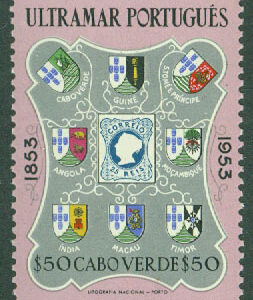 Kap Verde – M  299 Portugisiska frimärken 100 år, 1 kpl **