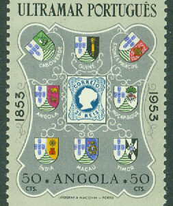 Angola – M  388 Portugisiska frimärken 100 år, 1 kpl **