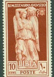 Italienska Libyen – M   90 Kejsar Augustus födelse 2000 år, 10 C **