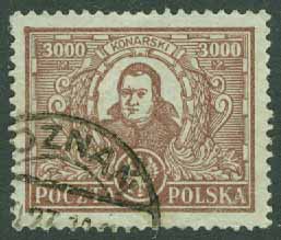 Polen – M  184 Stanislaw Konarski, teolog, 3000 Zt stpl