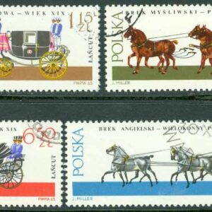 Polen – M 1649-1652 Hästskjutsar, 4 ol. stpl