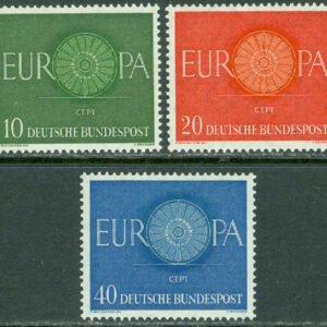 Tyskland – M  337-339 Europa CEPT 1960, 3 kpl **