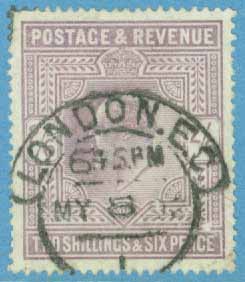 England – M   82x Drottning Victoria, 2`6 Sh stpl