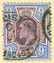 England – M  112 A Kung Edward VII, 9 P