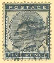 England – M   62 Drottning Victoria 5 P stpl