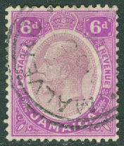 Jamaica – M   64a Kung George V, 6 P stpl