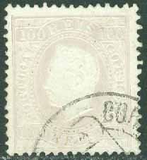 Portugal – M   40yB Kund Louis I, 100 R stpl