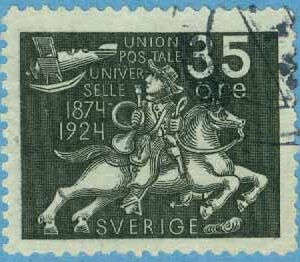 F  217 Världspostföreningen 35 öre stpl