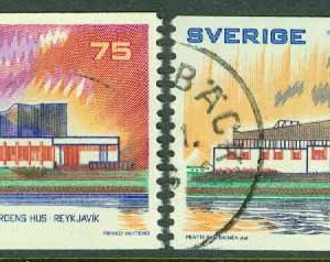 F  825-826 Norden III. Nordens hus, 2 kpl stpl