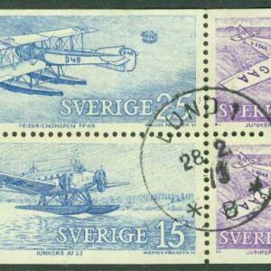 F  778-780 Postflyg, 4-block stpl MALMÖ 1  28.2.73