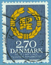Danmark – F  830 EG-val, 1 kpl stpl
