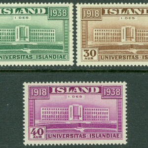 Island – F  237-239 Universitetet i Reykjavik, 3 kpl *