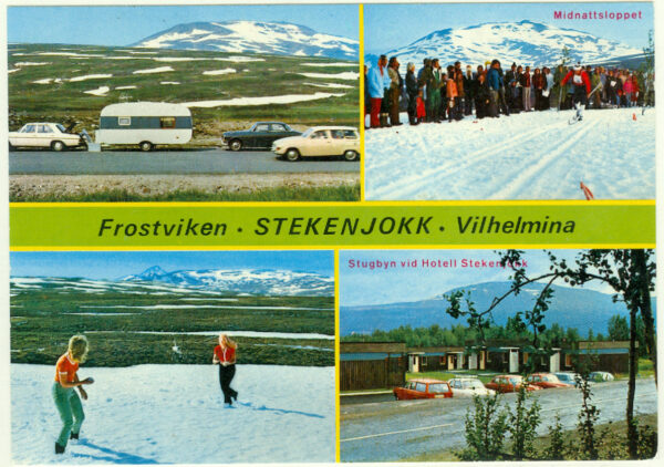 Stekenjokk - högfjällsvägen - Frostviken - Vilhelmina. Postgånget 1982