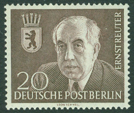 Berlin – M  115 Prof. Dr. E Reuter död, 1 kpl **