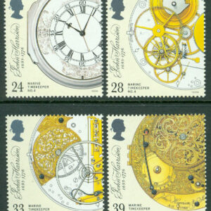 England – M 1441-1444 John Harrisons, urmakare (1693-1776), 4 kpl **