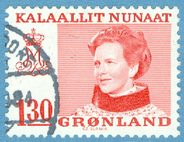 Grönland – F  113 Drottning Margrethe, typ II, 1.30 kr stpl