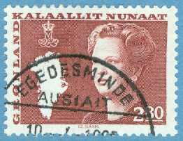 Grönland – F  155 Drottning Margrethe, typ III, 2.80 kr stpl