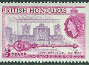 British Honduras – M  143 C Lagstiftande konseljens hus, 3 C **