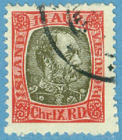 Island – F Tj 30 Christian IX, 16 aur stpl