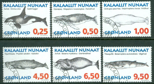 Grönland - F  287-292a Valar I, 6 kpl stpl