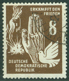 DDR – M  277 Fred, 8 Pf stpl