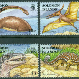 Solomon Islands – M 1315-1322 Förhistoriska djur, 8 kpl **