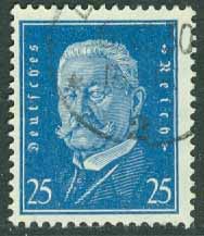Deutsches Reich – M  416 Hindenburg, 25 Pf stpl