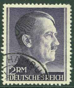 Deutsches Reich – M  800 A Adolf Hitler, 2 M stpl