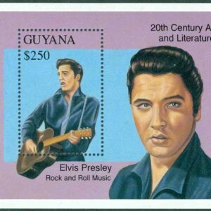 Guyana – M BL 280 1900-talets personligheter, Elvis Presley, block **