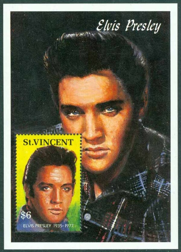 St. Vincent - M BL 211 Elvis Presley, block **