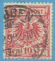 Deutsches Reich – M   47 Riksörn i cirkel, 10 Pf stpl