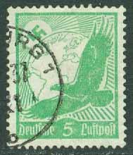 Deutsches Reich – M  529 Luftpost, 5 Pf stpl