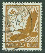 Deutsches Reich – M  533 Luftpost, 25 Pf stpl