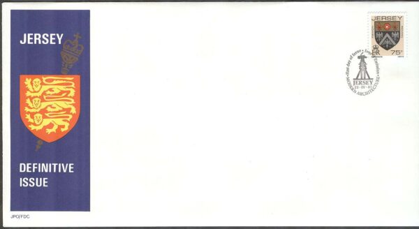 Jersey - FDC 1987-04-23 - Familjevapen - Remon, 1 kpl